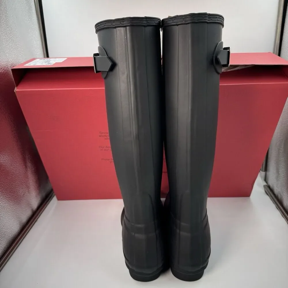 Hunter Original Tour Tall Boot, Black Winter, Rain Boot, Women’s Size 9 New